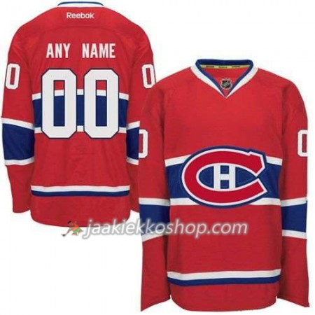 Reebok Miehille NHL Montreal Canadiens Pelipaita Custom Punainen Premier Koti