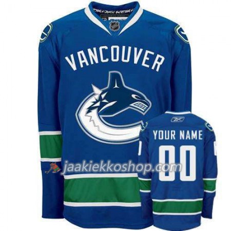 Lapsille NHL Vancouver Canucks Pelipaita Custom Sininen Premier Koti