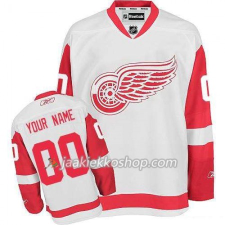 Lapsille NHL Detroit Red Wings Pelipaita Custom Valkoinen Premier Vieras