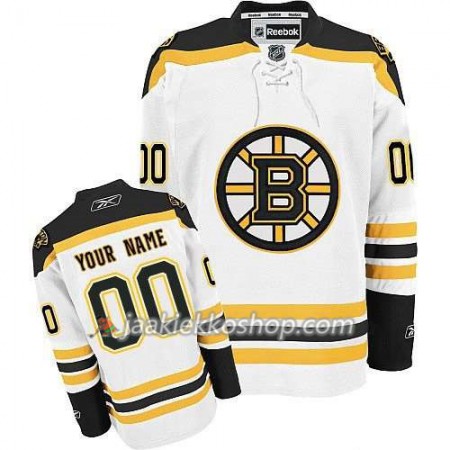 Lapsille NHL Boston Bruins Pelipaita Custom Valkoinen Premier Vieras