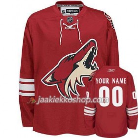 Reebok Miehille NHL Arizona Coyotes Pelipaita Custom Punainen Premier Koti