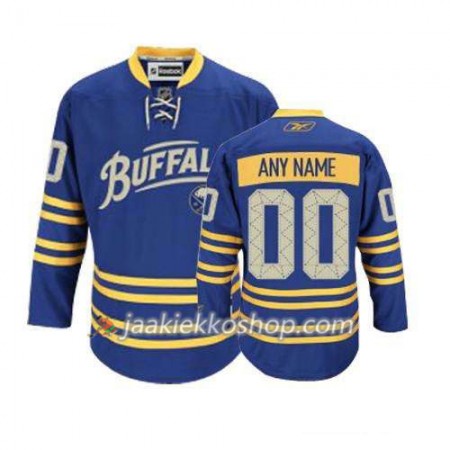 Reebok Miehille NHL Buffalo Sabres Pelipaita Custom Sininen Premier Kolmas