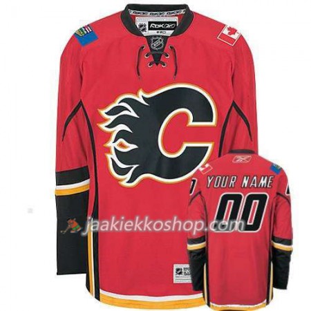 Reebok Miehille NHL Calgary Flames Pelipaita Custom Punainen Premier Koti Reebok Miehille NHL Calgary Flames Pelipaita Custom Punainen Premier Koti