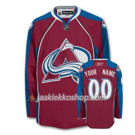 Reebok Miehille NHL Colorado Avalanche Pelipaita Custom Punainen Premier Koti