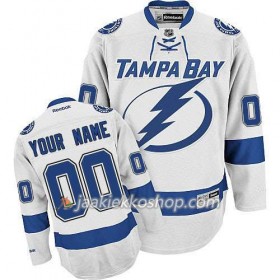 Lapsille NHL Tampa Bay Lightning Pelipaita Custom Valkoinen Premier Vieras