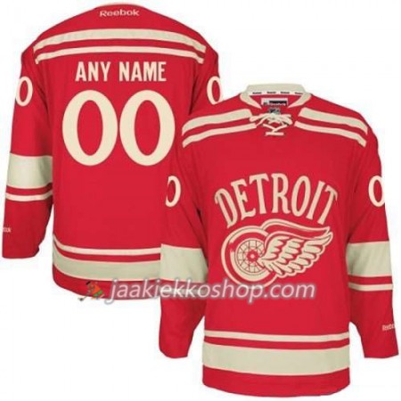 Reebok Nainen NHL Detroit Red Wings Pelipaita Custom Punainen 2014 Winter Classic