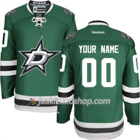 Reebok Miehille NHL Dallas Stars Pelipaita Custom vihreä Premier Koti