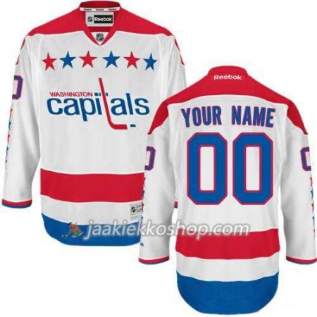 Lapsille NHL Washington Capitals Pelipaita Custom Valkoinen Premier Kolmas