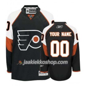 Reebok Miehille NHL Philadelphia Flyers Pelipaita Custom Musta Premier Kolmas