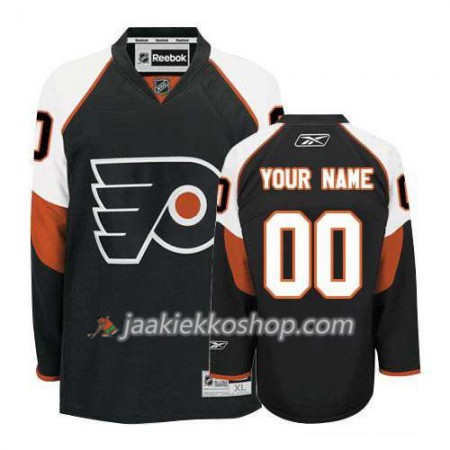 Reebok Miehille NHL Philadelphia Flyers Pelipaita Custom Musta Premier Kolmas