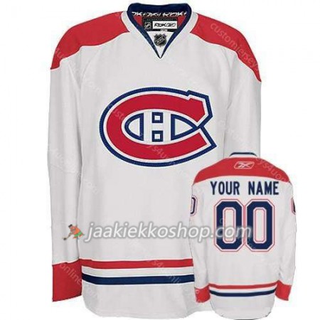 Lapsille NHL Montreal Canadiens Pelipaita Custom Valkoinen Premier Vieras