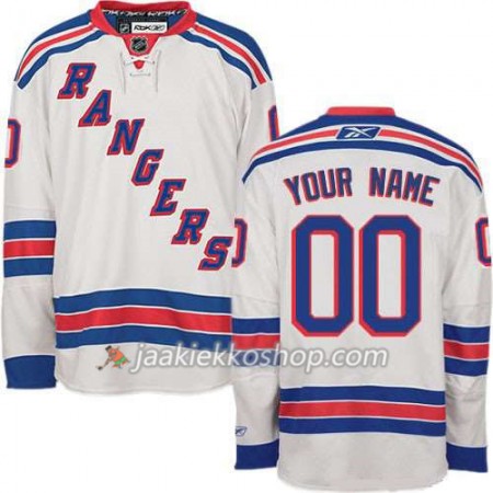 Lapsille NHL New York Rangers Pelipaita Custom Valkoinen Premier Vieras
