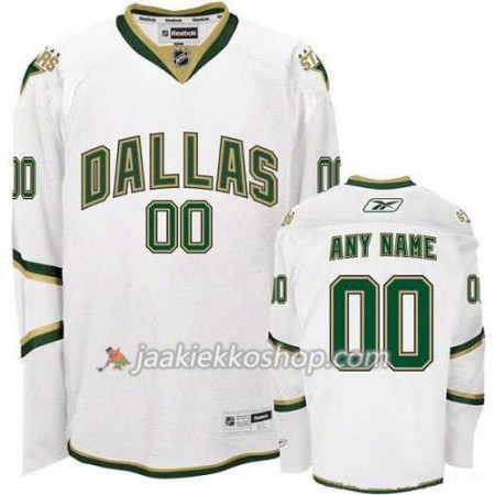 Lapsille NHL Dallas Stars Pelipaita Custom Valkoinen Premier Kolmas