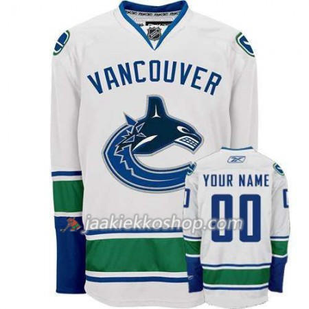 Reebok Nainen NHL Vancouver Canucks Pelipaita Custom Valkoinen Premier Vieras