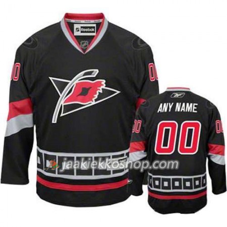 Reebok Miehille NHL Carolina Hurricanes Pelipaita Custom Musta Premier Kolmas