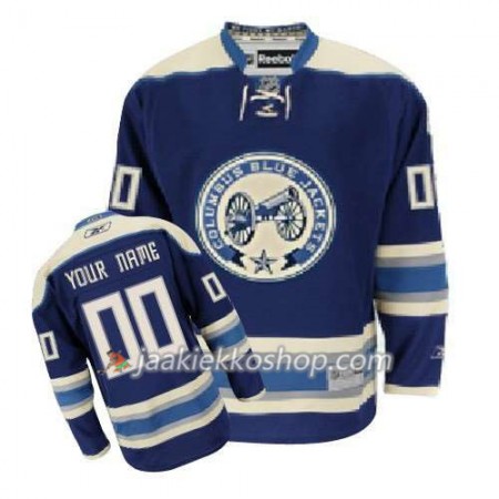 Reebok Nainen NHL Columbus Blue Jackets Pelipaita Custom Sininen Premier Kolmas