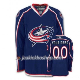 Reebok Miehille NHL Columbus Blue Jackets Pelipaita Custom Sininen Premier Koti