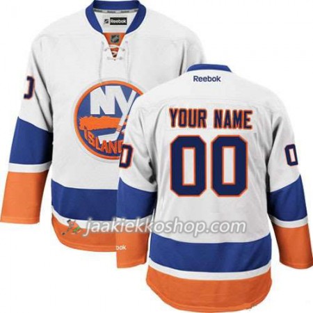 Reebok Miehille NHL New York Islanders Pelipaita Custom Valkoinen Premier Vieras