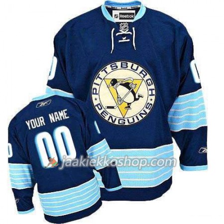 Reebok Nainen NHL Pittsburgh Penguins Pelipaita Custom Sininen Kolmas Vintage
