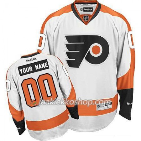 Reebok Miehille NHL Philadelphia Flyers Pelipaita Custom Valkoinen Premier Vieras