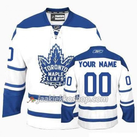 Reebok Nainen NHL Toronto Maple Leafs Pelipaita Custom Valkoinen Premier Kolmas