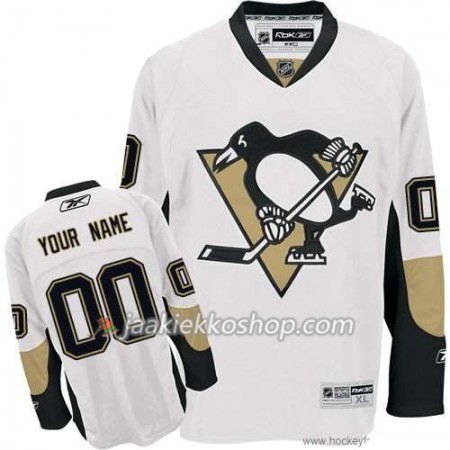 Lapsille NHL Pittsburgh Penguins Pelipaita Custom Valkoinen Premier Vieras