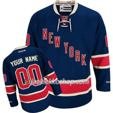 Reebok Nainen NHL New York Rangers Pelipaita Custom Sininen Premier Kolmas