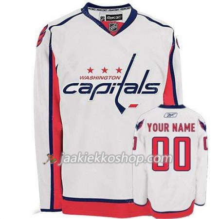 Reebok Nainen NHL Washington Capitals Pelipaita Custom Valkoinen Premier Vieras
