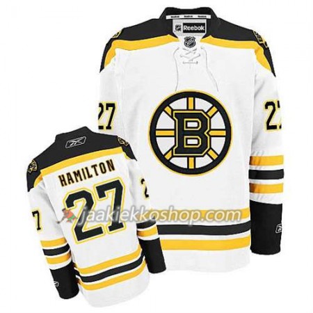 Reebok Miehille NHL Boston Bruins Pelipaita Dougie Hamilton #27 Vieras Valkoinen Reebok Miehille NHL Boston Bruins Pelipaita Dougie Hamilton #27 Vieras Valkoinen