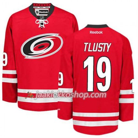 Reebok Miehille NHL Carolina Hurricanes Pelipaita Jiri Tlusty #19 Koti Punainen