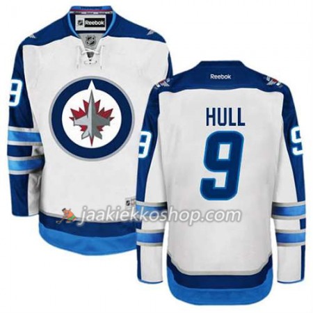 Reebok Miehille NHL Winnipeg Jets Pelipaita Bobby Hull #9 Vieras Valkoinen