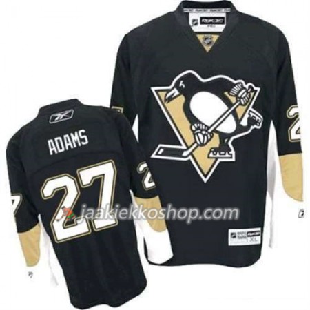 Reebok Miehille NHL Pittsburgh Penguins Pelipaita Craig Adams 27 Musta Koti
