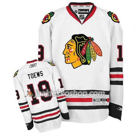 Lapsille NHL Chicago Blackhawks Pelipaita Jonathan Toews #19 Premier Vieras Valkoinen