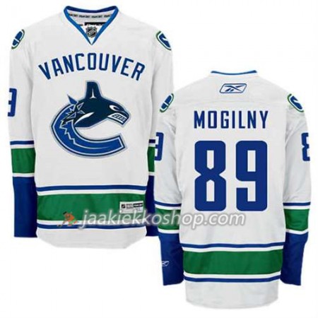 Reebok Miehille NHL Vancouver Canucks Pelipaita Alexander Mogilny #89 Vieras Valkoinen