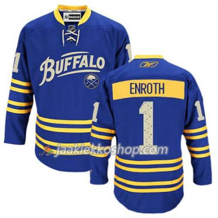 Reebok Miehille NHL Buffalo Sabres Pelipaita Jhonas EnPunainenh #1 Kolmas Sininen