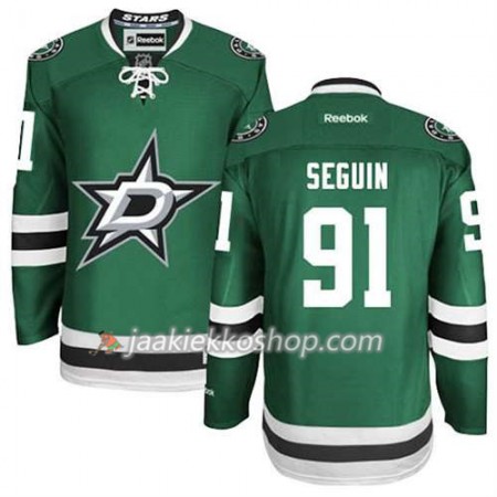 Reebok Miehille NHL Dallas Stars Pelipaita Tyler Seguin #91 Koti Vihreä