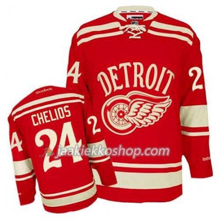 Reebok Miehille NHL Detroit Red Wings Pelipaita Chris Chelios #24 2014 Winter Classic Punainen