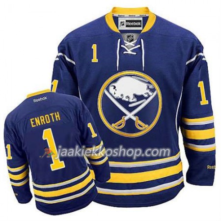 Reebok Miehille NHL Buffalo Sabres Pelipaita Jhonas EnPunainenh #1 Koti Kulta