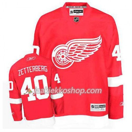 Reebok Miehille NHL Detroit Red Wings Pelipaita Henrik Zetterberg #40 Koti Punainen