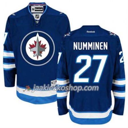 Reebok Miehille NHL Winnipeg Jets Pelipaita Teppo Numminen #27 Koti Sininen Reebok Miehille NHL Winnipeg Jets Pelipaita Teppo Numminen #27 Koti Sininen