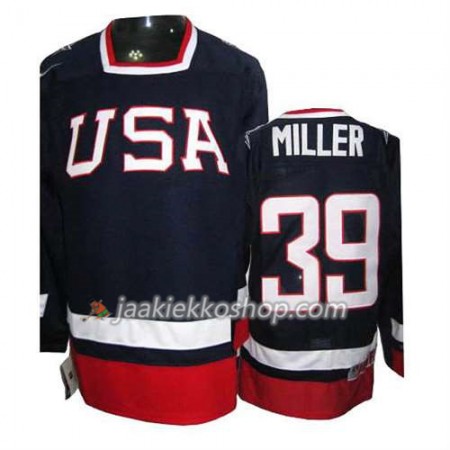 Reebok Miehille NHL Premier Olympic-USA Team Pelipaita Ryan Miller #39 Paita