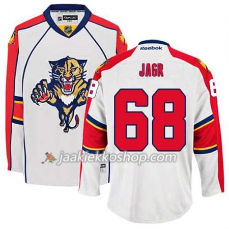 Reebok Miehille NHL Florida Panthers Pelipaita Jaromir Jagr #68 Vieras Valkoinen