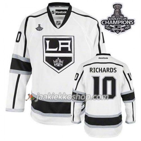 Reebok Miehille NHL Los Angeles Kings Pelipaita Mats Zuccarello #10 Vieras Valkoinen 2014 Stanley Cup