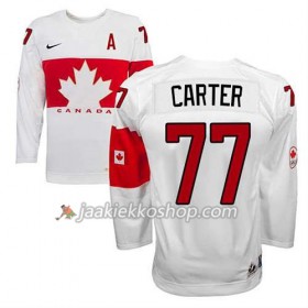 Reebok Nainen NHL Premier Kanada Team Pelipaita Jeff Carter #77 Koti Valkoinen Paita
