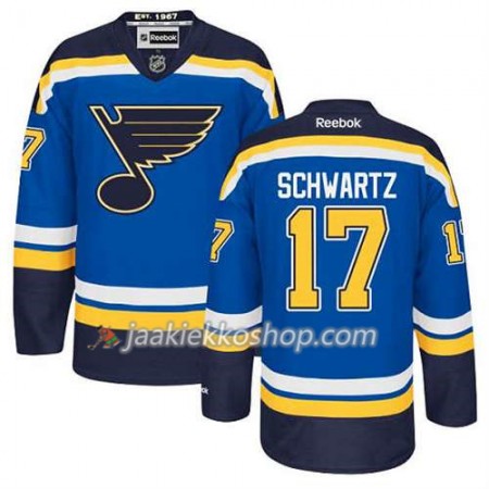 Reebok Miehille NHL St. Louis Blues Pelipaita Jaden Schwartz #17 Koti Sininen