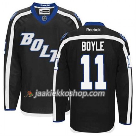 Reebok Miehille NHL Tampa Bay Lightning Pelipaita Brian Boyle #11 Kolmas Musta