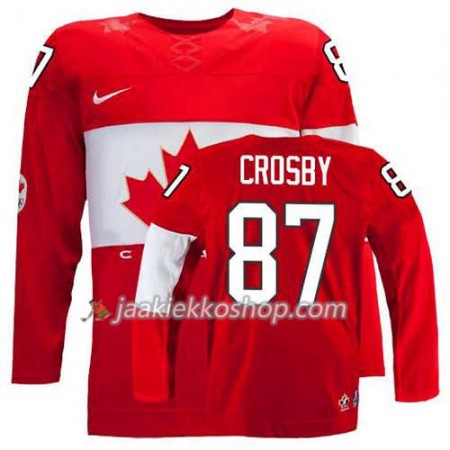 Reebok Nainen NHL Premier Kanada Team Pelipaita Sidney Crosby #87 Vieras Punainen Paita