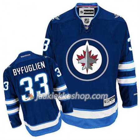 Reebok Miehille NHL Winnipeg Jets Pelipaita Dustin Byfuglien #33 Koti Sininen