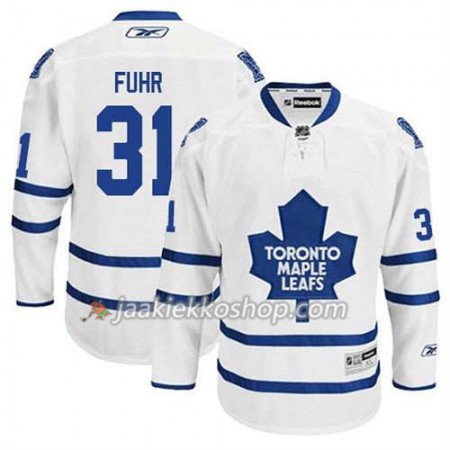 Reebok Miehille NHL Toronto Maple Leafs Pelipaita Grant Fuhr #31 Vieras Valkoinen