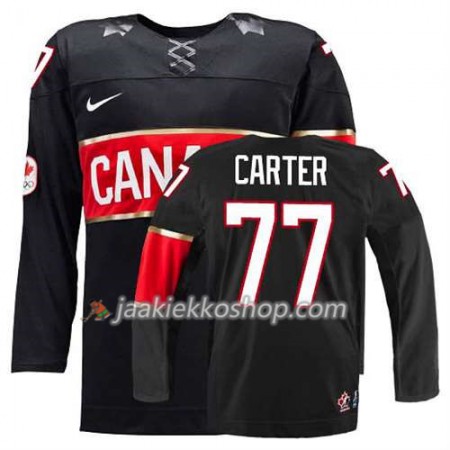 Reebok Miehille NHL Premier Kanada Team Pelipaita Jeff Carter #77 Kolmas Musta Paita
